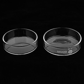 Lab Petri Dish Glass Tế Bào Vô Trùng / Nuôi Cấy Mô Thực Vật Đĩa Có Nắp