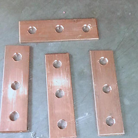 Mua Thanh đồng tủ điện ( cầu đấu đồng trong hộp kiểm tra) 25x3x130mm
