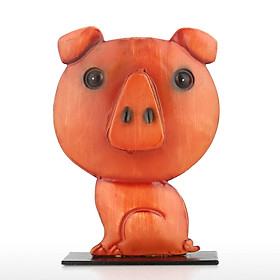 Pig Shaped Eyeglass Rack Glasses Eyewear Holder Animal Shaped Spectacle Display Stand - Red