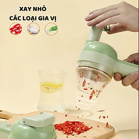 Mua Máy Xay Rau Củ Qủa  Tỏi Ớt Cầm Tay Sử Dụng Pin Sạc Cổng USB Đa Năng Tiện Dụng Cho Nhà Bếp