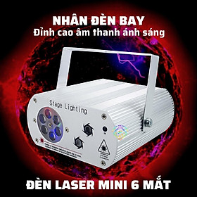 Mua Đèn Laser MINI 6 Mắt Hiệu Ứng Băng Tuyết  Hoa Lá Cảm Biến Nhạc Dùng Cho Phòng Bay  Phòng Ngủ