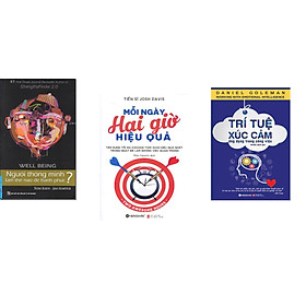 Combo 3 cuốn sách: Người Thông Minh Làm Thế Nào Để Hạnh Phúc? + Mỗi ngày hai giờ hiệu quả + Trí Tuệ Xúc Cảm Ứng Dụng Trong Công Việc