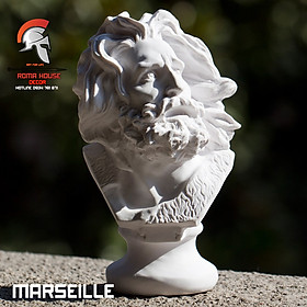 Mua Tượng chiến binh Marseille 18cm phong cách cổ điển retro vintage trang trí nhà cửa showroom