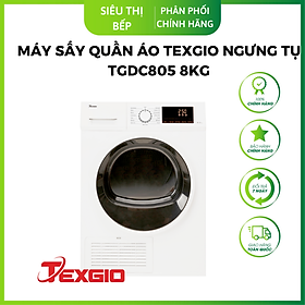 Mua Máy sấy quần áo Texgio ngưng tụ TGDC805 8KG - Hàng chính hãng