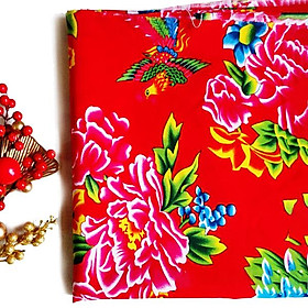 Vải Thô Trang Trí Tết 1m6 x 1m - Vinacraft