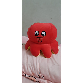Thú nhồi bông bạch tuộc 2 mặt cảm xúc có thể đảo ngược tâm trạng đường kính 40cm
