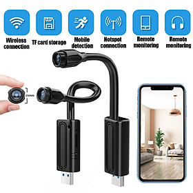 Mua Camera WIFI Bẻ Góc mini  Cảnh Báo Theo Dõi + thẻ 32Gb