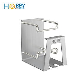 Kệ để bàn chải đánh răng dán tường phòng tắm đa năng Hobby home decor KBC31 inox 304 kèm keo dán