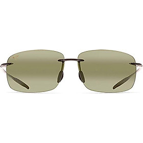 Maui Jim Sunglasses | Breakwall 422 | Rimless Frame, Polarized Lenses, with Patented PolarizedPlus2 Lens Technology