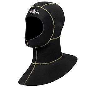 Mũ lặn Được làm bằng Neoprene 3mm chất lượng cao, siêu nhẹ và chống mài mòn,khả năng cách nhiệt cao-Màu vàng-Size
