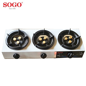 Mua Bếp khè gas 3 lò bán công nghiệp Sogo GT-208S3-3DD - Hàng chính hãng