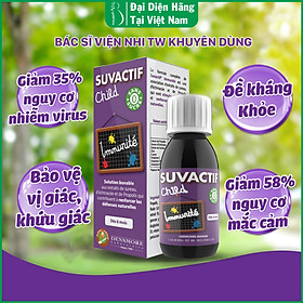 Siro Tăng Đề Kháng Suvactif Immunité: Thực Phẩm Bảo Vệ Sức Khỏe Cho Trẻ Từ 6 Tháng Tuổi Chính Hãng Pháp, Giúp Tăng Miễn Dịch, Ngừa Bệnh Về Đường Hô Hấp, Hết Ốm Vặt, Cải Thiện Tình Trạng Biếng Ăn, Chậm Lớn. 