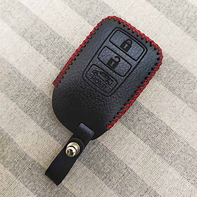 Bao da chìa khóa smartkey dành cho xe hơi Toyota Vios (Đen)