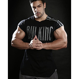 Áo nửa cộc tay nam BULKING BKG XXX không may viền