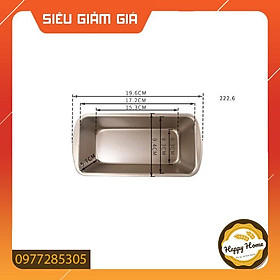 Khuôn bánh mì nướng  chống dính bằng thép khuông gỉ size nhỏ / vừa / lớn