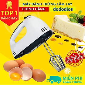 Hình ảnh Máy đánh trứng kem bơ cầm tay 7 tốc độ, làm bánh GE-M01A 7 tốc độ - Thép không gỉ bền bỉ, Máy đánh trứng cầm tay 7 Tốc Độ EJM501DGRY - Hàng chính hãng DoDoDios