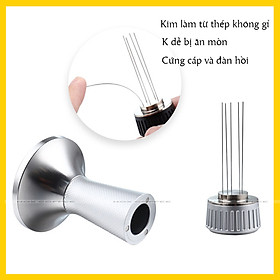 Nén cà phê kèm dụng cụ đánh tơi bột cà phê | Size 58,3mm