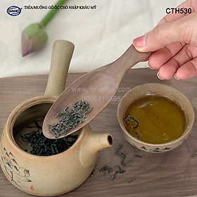 Mua Muỗng xúc trà gỗ óc Chó siêu sạch - Trong văn hóa trà đạo Nhật Bản - decor trang trí  cafe  xúc gia vị - CTH530 - An toàn cho sức khỏe