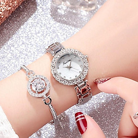 Đồng hồ nữ thời trang kèm lắc tay cưc xinh