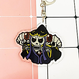 ( Mica trong acrylic ) Móc khóa OVERLORD anime chibi