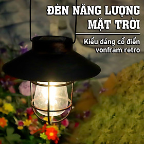 Đèn Năng Lượng Mặt Trời Đèn Ngoài Trời chống thấm nước phong cách retro