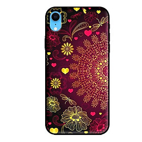 Ốp lưng cho iPhone XR  Mandala Đỏ - Hàng chính hãng