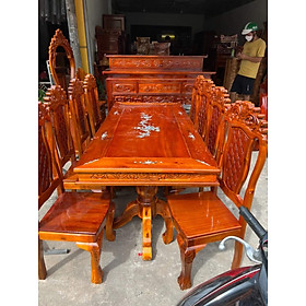 Mua Bộ bàn ăn cẩn 6 ghế mặt vuông cao cấp ( FREESHIP HCM 60 KM )