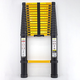 Thang nhôm rút gọn Sumika SKS510 - Chiều cao tối đa 5.1m, chiều cao rút gọn 1.03m, sơn tĩnh điện, chống trầy xước