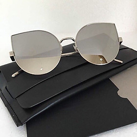 Kính xinh, Kính râm/Kính mát Nữ Mắt mèo Kim loại ulzzang cao cấp + tặng Tuavit Kính Xinh mini tiện lợi