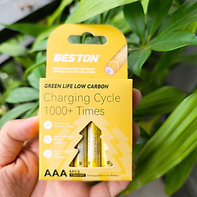 Sạc pin Beston AA AAA M7037 1.5V dùng cho pin 2A 3A 8 khe, cổng USB-C, sạc nhanh tự ngắt thông minh