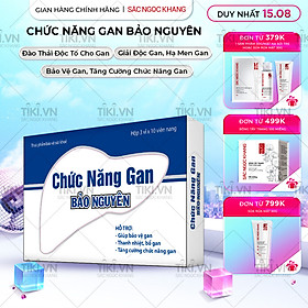 Thực phẩm bảo vệ sức khỏe Viên uống Chức năng gan Bảo Nguyên