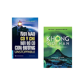 Hình ảnh Combo sách Tư Duy Kĩ Năng Sống: Không Giới Hạn - Khám Phá HO'OPONOPONO+ Nơi Nào Có Ý Chí Nơi Đó Có Con Đường (Unstopable Khác Biệt Để Bứt) Phá / Tặng Book mark