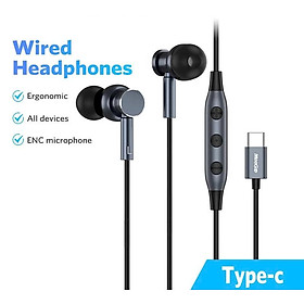 Mua Tai Nghe Có Dây Chân Type C Cho Iphone 15 16 17 Samsung Xiaomi Cao Cấp Âm Thanh Hay Có Mic Nghe Nhạc Chơi Game - Hàng chính hãng - Tai Nghe Có Dây Nhét Tai