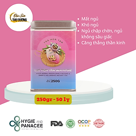 Trà Lạc Tiên Tâm Sen hòa tan Hygie 250gr giúp giảm căng thẳng ngủ ngon