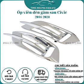 Ốp Viền Đèn Gầm Sau xe Honda Civic 2016-2021