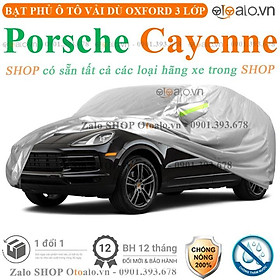 Bạt che phủ xe ô tô Porsche Cayenne 3 lớp cao cấp