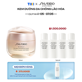 Kem dưỡng da chống lão hóa Shiseido Benefiance Wrinkle Smoothing Cream 50ml