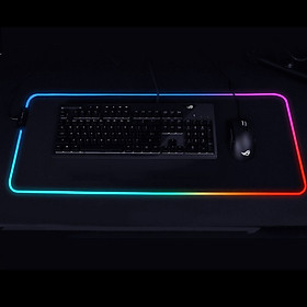 Lót chuột Mouse pad Led RGB 780*300*3mm - hàng nhập khẩu