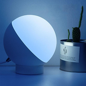 Smart Table Moon Lamp for Bedrooms, Bedside Light Works with Alexa Google Home