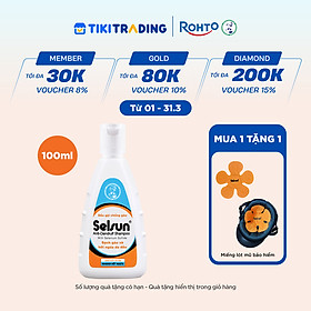 Dầu gội Selsun chống gàu, sạch gàu & hết ngứa da đầu Selsun Anti-Dandruff Shampoo 100ml