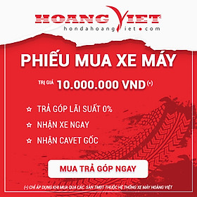 Phiếu mua hàng Honda Big Bike Hoàng Việt