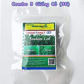 Mua Combo 3E Gồm 3 Giống Cỏ Chăn Nuôi Dinh Dưỡng Cao (Cỏ Sudan Lai  Cỏ Mulato  Cỏ Stylo)