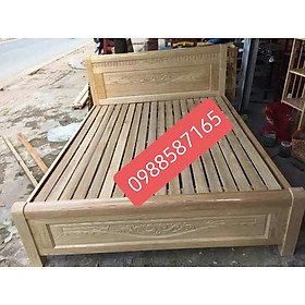 Mua Giường Ngủ Gỗ Sồi Nga 1m8x 2m  (FREESHIP HCM 30-50 KM )