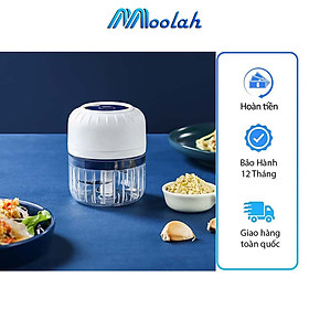 Mua Máy Xay Tỏi Ớt Cầm Tay Mini Tiện Lợi Wineless Dễ Dàng Tháo Lắp Vệ Sinh Bằng Tay Máy Xay Thịt Đa Năng Sạc USB Tiện Lợi Xay Các Loại Gia Vị Thịt Cá Tự Động Ngắt Khi Mở Nắp