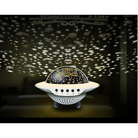 Mua Loa Bluetooth mô hình đĩa bay nhiều màu sắc