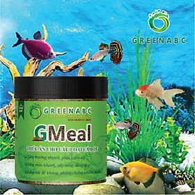 Thức ăn Cá Bột, Cá Thủy Sinh GREENABC - Protein 40 giúp tăng size, tăng màu - Hộp 200g