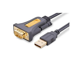 Cáp tín hiệu chuyển đổi USB 2.0 sang COM RS232 cao cấp 1.5M Ugreen 104TH20211CR Hàng chính hãng