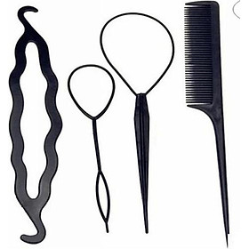 Bộ dụng cụ 4 món tạo kiểu tóc tiện lợi