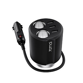 Mua Bộ chia tẩu sạc Xiaomi Kèm 3 Cổng USB Cho xe hơi   Xiaomi 70Mai Midrive CC03 - Hàng Nhập Khẩu