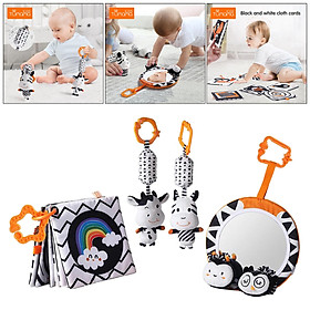 Toys Infant Soft Plush Rattle Cloth Book Hanging Stroller Toys